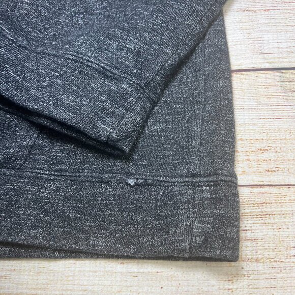 Batman Classic Logo Hoodie Mens XL Gray Black Pullover DC Comics Sweatshirt - Picture 7 of 10